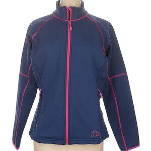 NWT L.L.Bean Size LP ProStretch Fleece Jacket Dark Blue Water Repellent $89 NEW